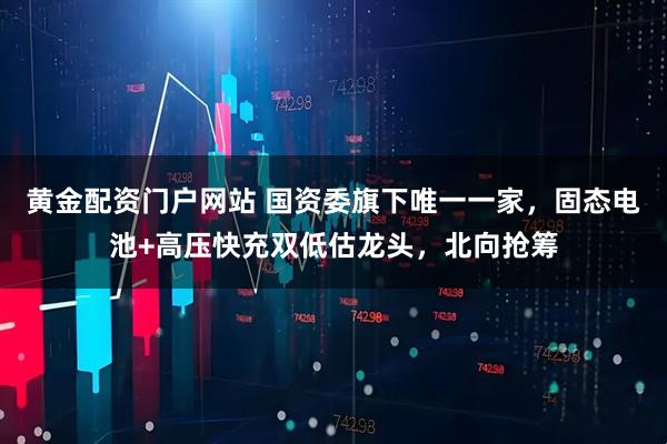 黄金配资门户网站 国资委旗下唯一一家，固态电池+高压快充双低估龙头，北向抢筹
